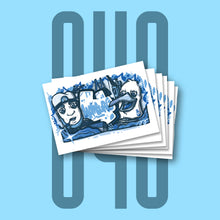 Lade das Bild in den Galerie-Viewer, 040-Tag&amp;Nacht Aufkleberpaket 7,4x10,5cm
