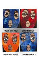 Lade das Bild in den Galerie-Viewer, Leinwände "Colour Masks" 60x70cm

