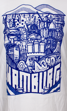 Lade das Bild in den Galerie-Viewer, Hamburg T-Shirt Weiss - Taillierter Schnitt
