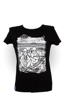 Lade das Bild in den Galerie-Viewer, Unité T-Shirt Schwarz - Taillierter Schnitt
